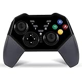 Qingta Wireless Game Controller for Nintendo Switch Rechargeable Gamepad Support PC (Windows 7/8/10) Mac and Android with LED Light Portable Gaming Joystick Handle black