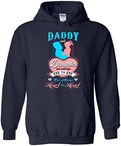 Daddy Daughter Always Heart To Heart Father Day Hoodie