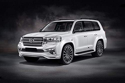 KT BROTHERS Petit 1:24 Scale Die Cast Metal Toyota Land-Cruiser Pull Back Sedan with Blinking Lights Toys