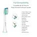 Senyum Optimal Plaque Control Replacement Toothbrush Heads, Compatible with all Snap-on Philips Sonicare Electric Toothbrushes, Fits for C2, HX6250 and others (8 Pack)