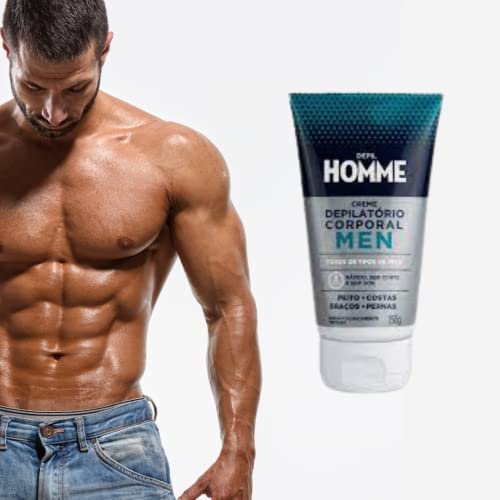 Depil HOMME Hair Removal Body Cream, 150 g Soothing Depilatory Cream