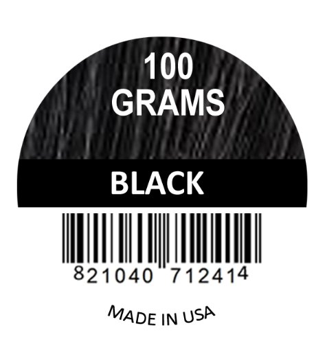 Hair Fibers by Samson Best Hair Loss Concealer Building Fibers Containers & Refills for all brand names Made in USA (Black Refill)
