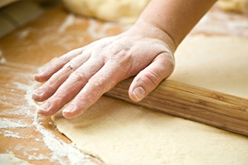 Helen Chen's Asian Kitchen Caramelized Bamboo Rolling Pin, 18-inch