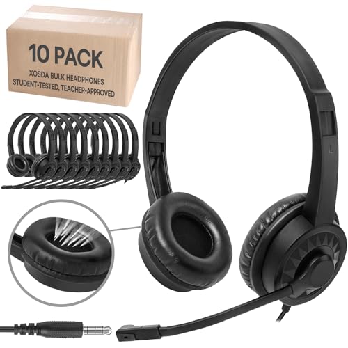 XOSDA 10-Pack Wired Headsets