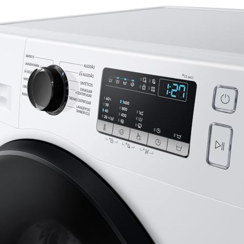 Samsung Lavadora de Roupas Digital Inverter Porta Black WW11T Branca 11kg 220V