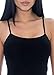 Unique Styles 3 Pack Long Camisole Tank Tops for Women Layering Cami (3-PK: Black, White, Coral, Regular Size (S,M,L))