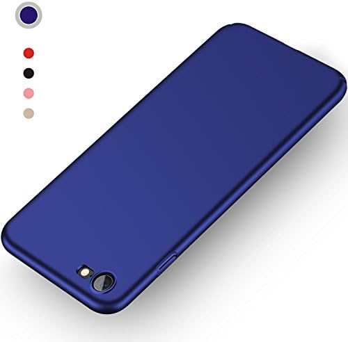 iPhone 7 Case, iPhone 8 Case, Aollop Shockproof Slim Fit Shell Hard Plastic Full Protective Anti-Scratch Resistant Cover Case for iPhone 7 (2016) / iPhone 8 (2017)- Blue