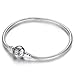 Glamulet® 925 Sterling Silver Snake Bracelet Snap Clasp Fits Pandora Charms Beads Ideal Gift