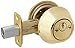 Schlage Lock Company JD62V605 Schlage Double Cylinder Deadbolt, Bright Brass