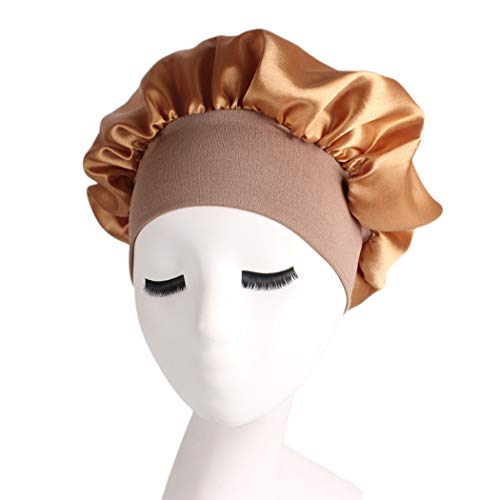 Kindsells Women Casual Comfortable Sleep Night Cap Long Hair Care Bonnet Headwrap Skullies & Beanies