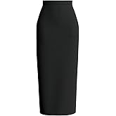 Verdusa Women's High Waist Long Pencil Skirt Work Slim Bodycon Skirts Party Club Night Out