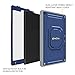 Fintie Case for Amazon Fire HD 10 (7th and 9th Generations, 2017 and 2019 Releases) - [Tuatara Magic Ring] 360 Rotating Multi-Functional Grip Carry Cover w/Built-in Screen Protector, Navy