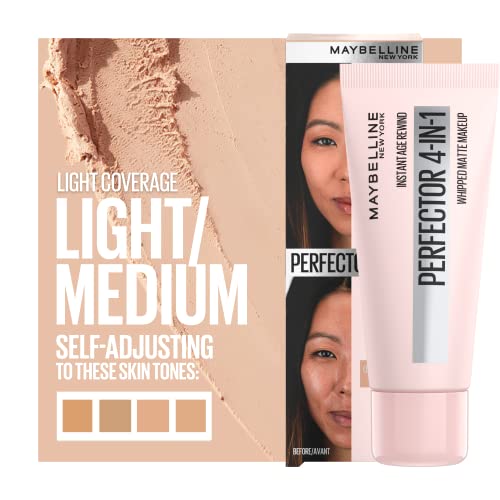 Maybelline Instant Age Rewind 4-in-1 Glow Make-up – Leichter Perfector Mit Primer, Concealer, Highlighter & BB-Creme In Einem