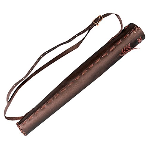 Small Brown Leather Hunter Quiver - LARP Quiver