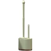 ZYLEDW 2 in 1 Toilet Bowl Brush Plunger Set,Toilet Brush and Holder Set Toilet Bowl Brush with Tweezers Long Handle,Ventilati