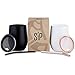 Premium Insulated Stainless Steel Wine Tumbler with Colored Lid and Straw | Matte Insulated Wine Glass | 18/8 Stainless Steel Insulated Wine Cup | Ceramic Interior