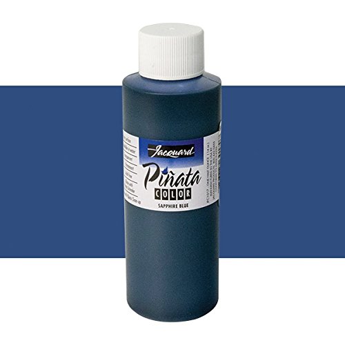 Pinata Sapphire Blue Alcohol Ink that by Jacquard, Professional and Versatile Ink that Produces Color-Saturated and Acid-Free Results, 4 Fluid Ounces, Made in the USA