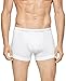 Calvin Klein Men's 3-Pack Cotton Classics Trunk, White, Large
