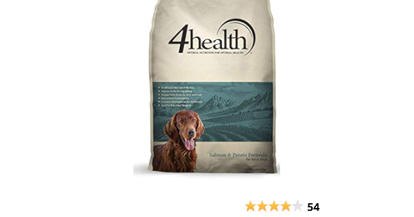 4health salmon and potato dog food ingredients