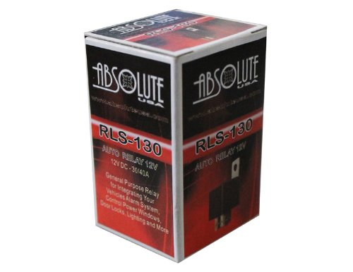 Absolute USA RLS-130 12 VDC Waterproof Relay with Metal Bracket for SPDT 30/40A - Thumbnail 3