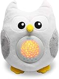 Bubzi Co Baby Toys Owl White Noise Sound Machine, Toddler Sleep Aid Night Light, Unique Baby Girl Gifts & Baby Boy Gifts, Woodland Baby Shower, Portable Baby Soother, New Baby Gift, Gender Neutral