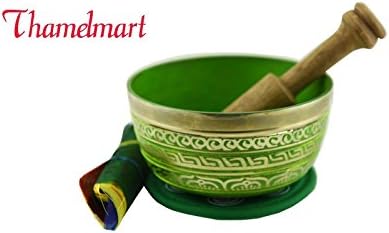 4 Inches Etching Heart chakra singing bowl,Bowl for BALANCE, LOVE, SELF CONTROL,Meditation bowl.