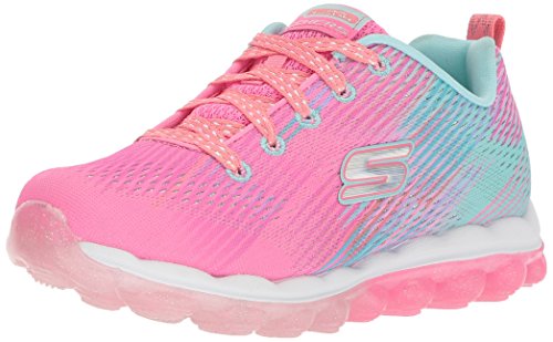 Skechers Kids Girls' Skech-Air-Bounce N'Bop Sneaker,pink/multi, 11