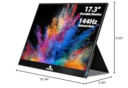 NexiGo 144Hz 17.3 Inch Portable Gaming