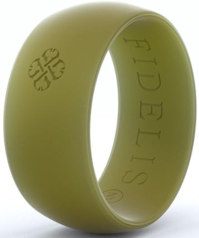 FIDELIS nv Silicone Wedding Ring Eco Silicone Band for Men and Women by Safe silicone wedding ring Enjoy Amazing silicone wedding bands of jewelry