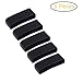 TenCloud for Garmin vivoactive HR Smartwatch and Fitbit Surge Superwatch Replacement Band Accessories Silicone Band Holders Keepers Fastener Rings Loops(Black-5 Packs)