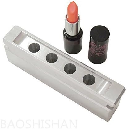 Amazon Baoshishan リップスティック金型 金型ホルダー リップバーム モールド Diy工具 手作り口紅 4キャビティ アルミニウム 12 1mm 12 7mm 12 7mm Baoshishan リップケア 通販