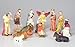BANBERRY DESIGNS Mini Nativity Set Figures -13 Pieces, Includes Mary, Joseph, Baby Jesus in Manger, Angel, Wisemen, Shepherds, and Animals