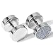 PiercingJ 12pcs 16G Stainless Steel Glitter Barbell Stud Earring Fake Cheater Piercing Ear Plug 00G (10MM) Gauge Look