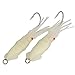 Goture Luminous Green Light Soft Fishing Lures 3.34” Trolling Squid Skirts for Tuna Marlin Wahoo