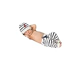Pinbo Newborn Baby Photo Prop Crochet Sailor Navy Stripe Anchor Hat Pants