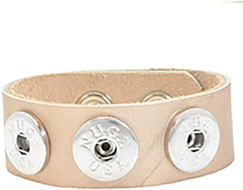 Effervescent Leather Bracelet - Interchangeable snap jewelry from Nugz Jewelry (petite)