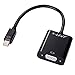 X-Lent Mini DisplayPort to VGA Active Adapter Thunderbolt to VGA Male to Female Converter