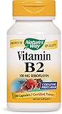 Nature's Way Vitamin B2, 100 mg Riboflavin,  100 Capsules