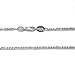 DSS 925 Sterling Silver Necklace for Women, Figaro Chain 1.8mm, Lobster Claw Clasps, Sterling Silver Chain, Italian Jewelry for Women, 22in
