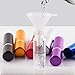 DE 6pcs 10ml Portable Mini Refillable Perfume Scent Aftershave Atomizer Empty Spray Bottle with 2 Funnel Filler for Travel Purse