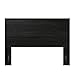 Ameriwood Home Crescent Point Queen Size Headboard, Black Oak