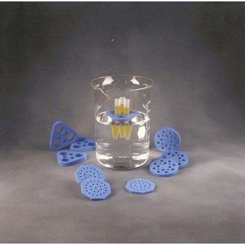 Cole-Parmer Essentials Polyfoam 25 Place Floating Racks for PCR/0.25/0.5 mL Microtubes; 10/Pk