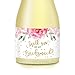 Wedding Party Mini Champagne Bottle Labels, Set of 10 Elegant Bride Proposal Stickers Asking Family, Best Friends Will You Be My Bridesmaid, Maid Matron of Honor? Gift Bag, Box, Mini Wine Bottle Label