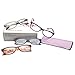 Liansan Designer Readers 4 Pairs Rectangular Plastic Frame Reading Glasses for Men and Women L3706X(+1.50)