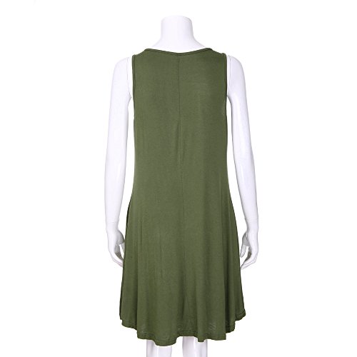 4 chengzhijianzhu+Womens+Sleeveless+Pleated+Pockets