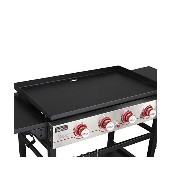 Royal-Gourmet-GB4000-36-inch-4-Burner-Flat-Top-Propane-Gas-Grill-Griddle-for-BBQ-Camping-Black