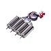 Wwman Spare Part Kit for Udi U845 U845 WiFi FPV Rc Quadcopter Drone 2pcs black white wire motor + 2pcs red blue wire motor space parts