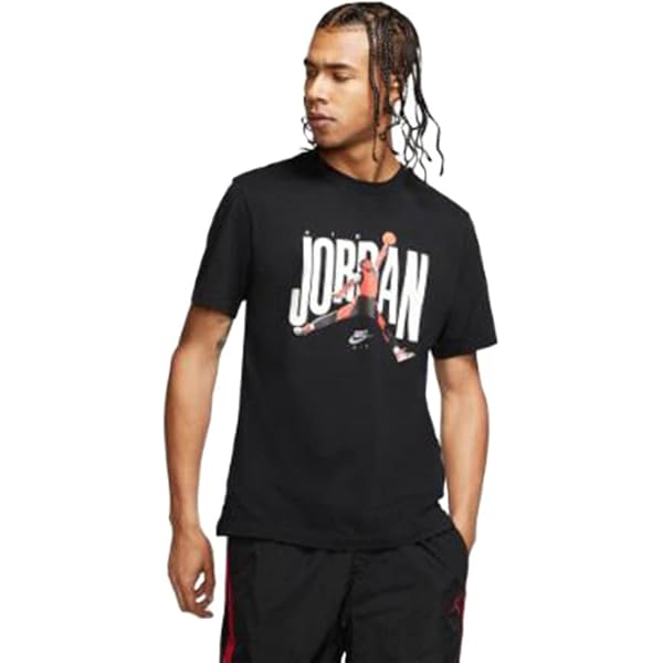 Amazon.com: Jordan Nike Mens Air Embroidered T-Shirt Carbon