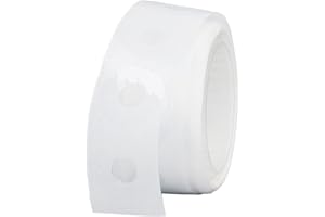 AQUR2020 Hole Punch Reinforcers Stickers, Labels Reinforcers DIY Craft PVC Waterproof Material Non Printable Sheet Reinforcer (Transparent)