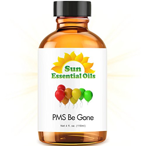 PMS Be Gone Blend - Large 4 ounce Best Essential Oil (Carrot, Chamomile ,Clary Sage, Lavender)